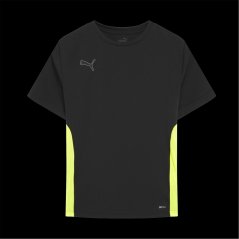 Puma Finesse Training Shirt Juniors Black/Yellow