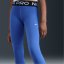 Nike Pro Girls Tights Blue/White