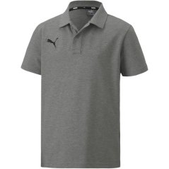 Puma Teamgoal 23 Short-Sleeve Polo Shirt Med Gry Heat