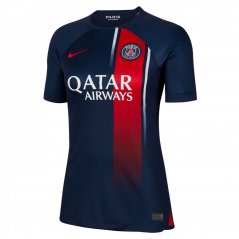 Nike Paris Saint Germain Home Shirt 2023 2024 Womens Navy/Red