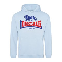 Lonsdale Printed Logo Hoodie Sky Blue 2