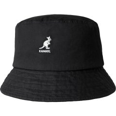 KANGOL Adults Washed Bucket Hats Black