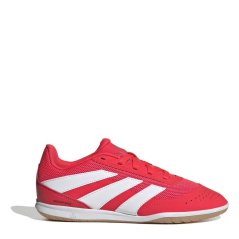 adidas Predator Club Junior Indoor Court Football Boots Red/White