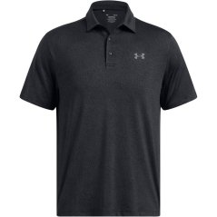 Under Armour Men's Playoff Short-Sleeve Performance Polo Shirt Black