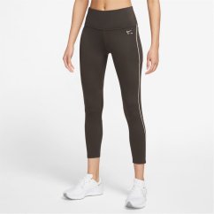 Nike Air Fast Women's Mid-Rise 7/8-Length Running Leggings Baroque Brown