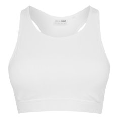 USA Pro Pro Core Racer Back Sports Bra Ladies White