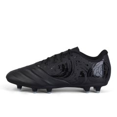Canterbury Phoenix Team Firm Ground Rugby Boots Black/Silver