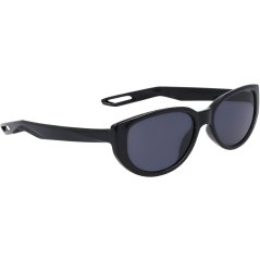 Nike Nv07 Oval Sunglasses Black/Dark Grey