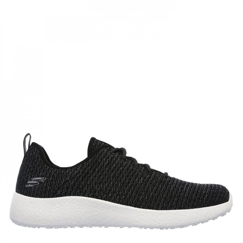 Skechers Burst Mens Trainers Black/White