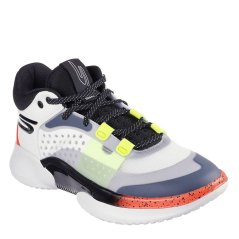 Skechers Basketball SKX Resagrip Trainers Mens White/Grey