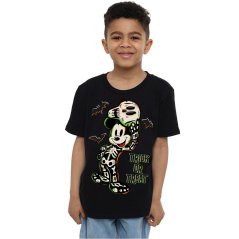 Disney Halloween T-Shirt Mickey Skeleton