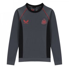 Castore Newcastle United Training Sweatshirt Junior Grey/Black
