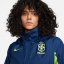 Nike Brazil Womens AWF Full Zip Football Jacket Ld99 Coastal Blue