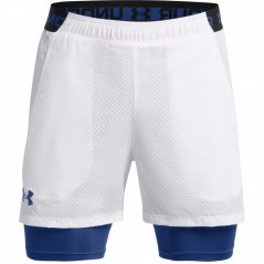 Under Armour Armour Ua Vanish Wvn 2in1 Vent Sts Gym Short Mens White