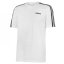 adidas Essentials 3-Stripes pánské tričko White/Black