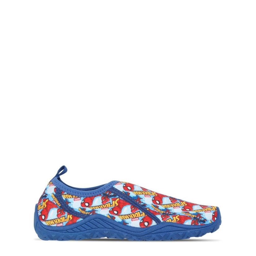 Character Aqua Childrens Water Shoes Spiderman