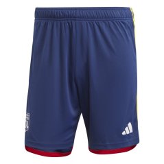 adidas Olympique Lyon Third Kit Shorts 2023 2024 Adults Dark Blue