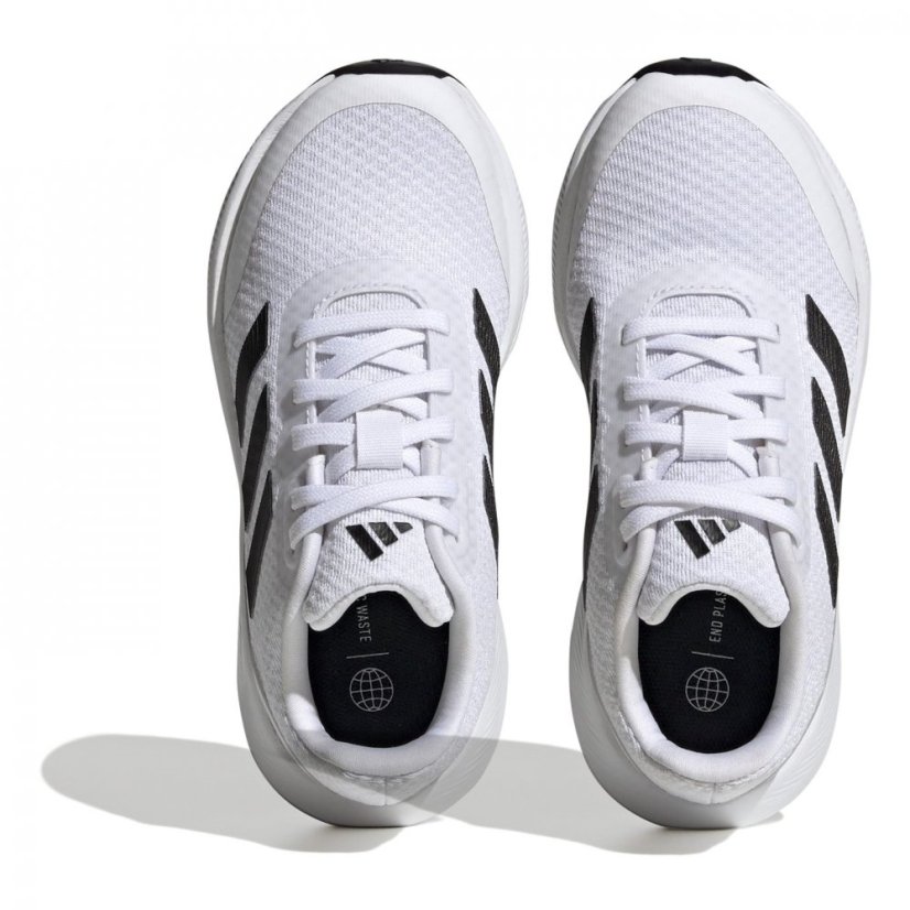adidas Run Falcon 3 Junior Boys Running Shoes White/black
