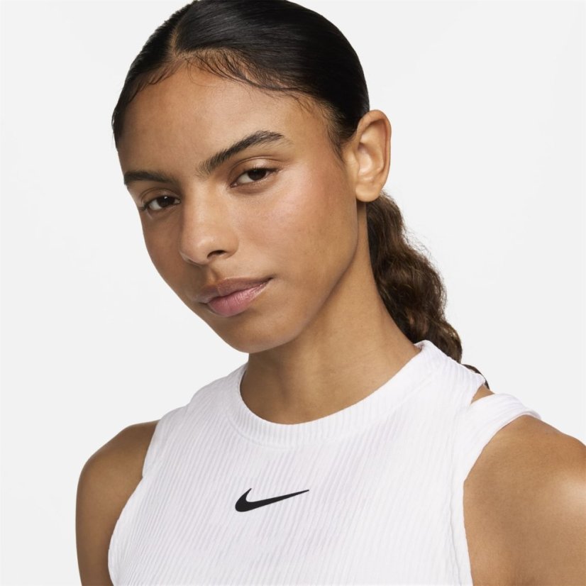 Nike NikeCourt Slam Women's Dri-FIT Tennis Dress White/Gold
