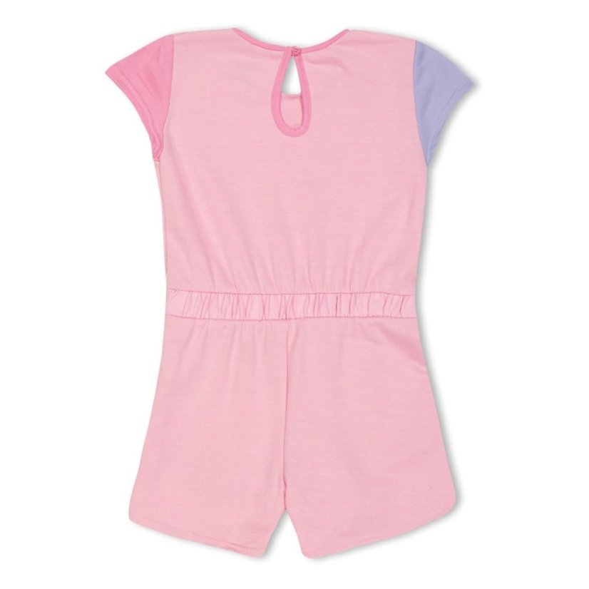 Reebok Kids' Colorblock Playsuit Prism Pink