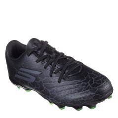 Skechers SKX 01 Juniors Firm Ground Football Boots Black