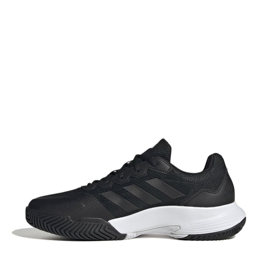 adidas Men's Gamecourt Tennis Shoes Black/Grey
