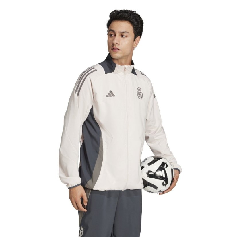 adidas Real Madrid Tiro 24 Presentation Track Top Adults Purple