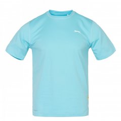 Slazenger Tennis T Shirt Mens Blue