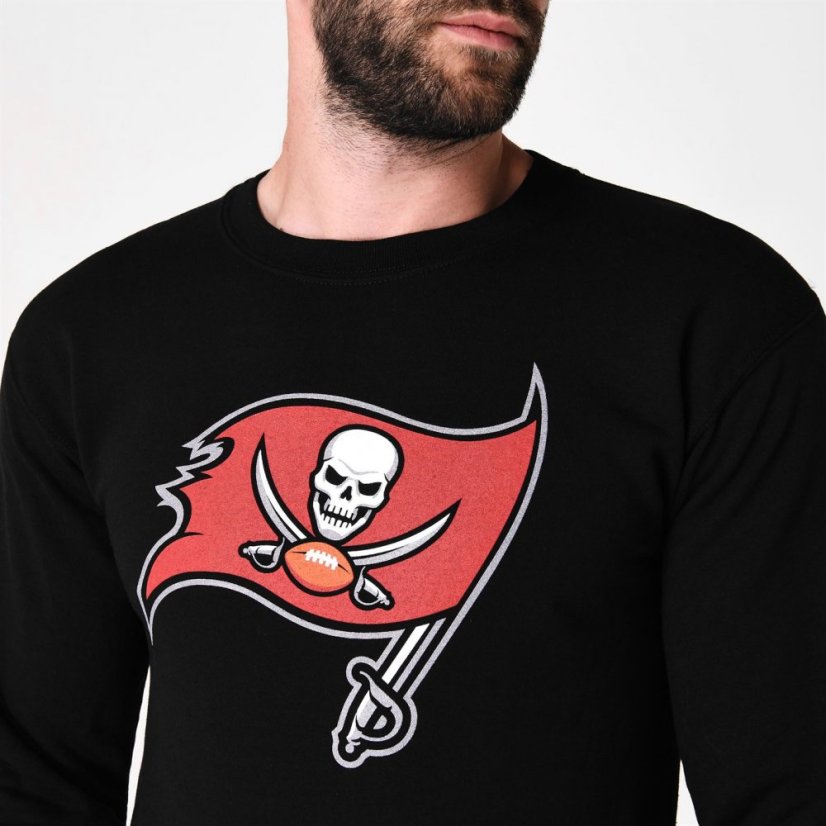 NFL Logo Crew Sweatshirt Mens Buccaneers