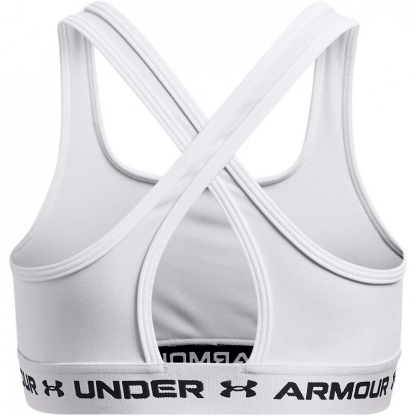 Under Armour Crossback Sports Bra Juniors White/Black
