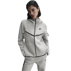Nike Women's Tech Fleece Zip Hoodie Grey/Black