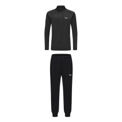 Everlast 1/4 Z TSuit Juniors Grey Black