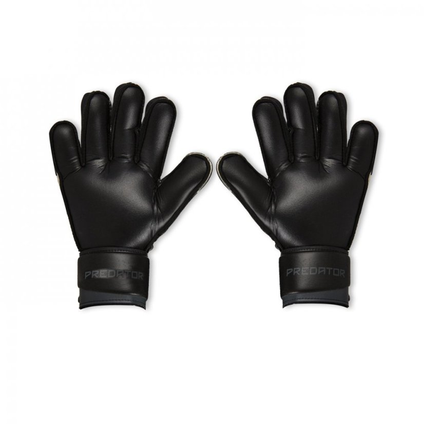 adidas Predator Match Fingersave Goalkeeper Gloves Adults Black