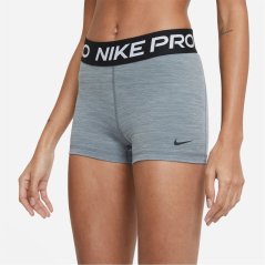 Nike Pro Three Inch Shorts Womens Grey/Htr/Black