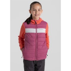 Craghoppers Unisex Kids Arklow Hybrid Jacket Deep Coral