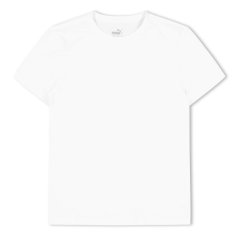 Puma Unisex Kids' Blank Base Boy T-Shirt Puma White
