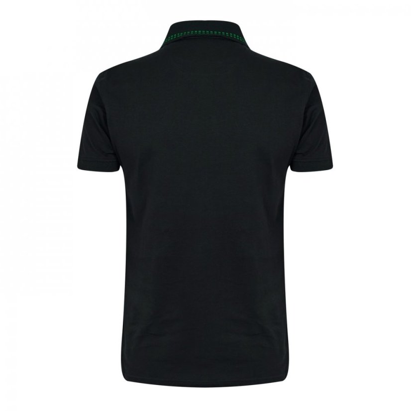 Team Celtic Retro Polo Shirt Adults Black