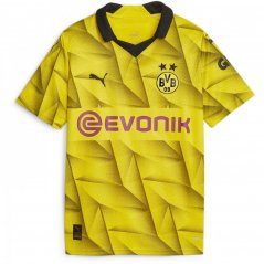 Puma Borussia Dortmund Third Shirt 2023 2024 Juniors Yellow/Black