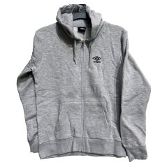 Umbro Responsive Full-Zip Hoodie Grey Marl