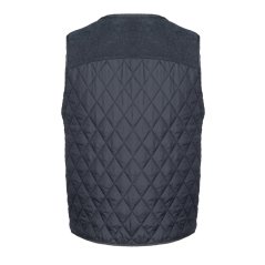 Howick Men's Quilted Windproof Winter Puffer Gilet Navy