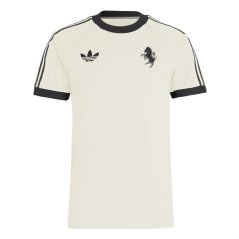 adidas Juventus Originals 3-Stripe T-shirt Adults Wonder White