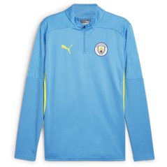 Puma Manchester City Training Drill Top Adults Blue