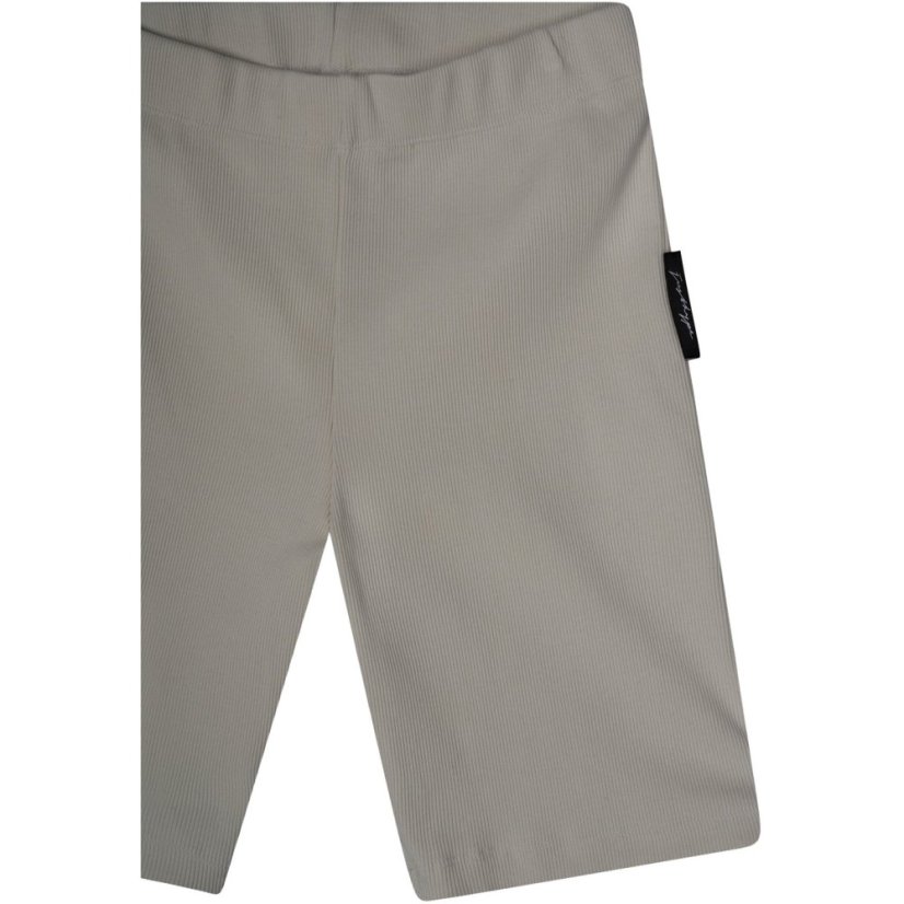 Hype Women's Fleece Jogger Shorts Beige