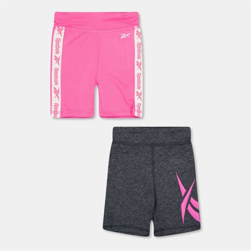 Reebok Kids' Jersey Jogger Shorts Sugar Plum
