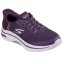 Skechers Go Walk Arch Fit 2.0 - Valenc Slip On Trainers Womens Plum