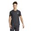 adidas Men's Short-Sleeve Performance Running Top BLACK
