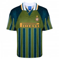 Score Draw Internazionale Fourth Shirt 1996 Adults Green/Blue