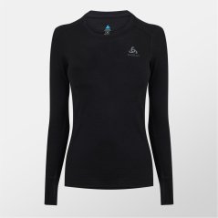 Odlo Women's Merino Baselayer Top BLACK