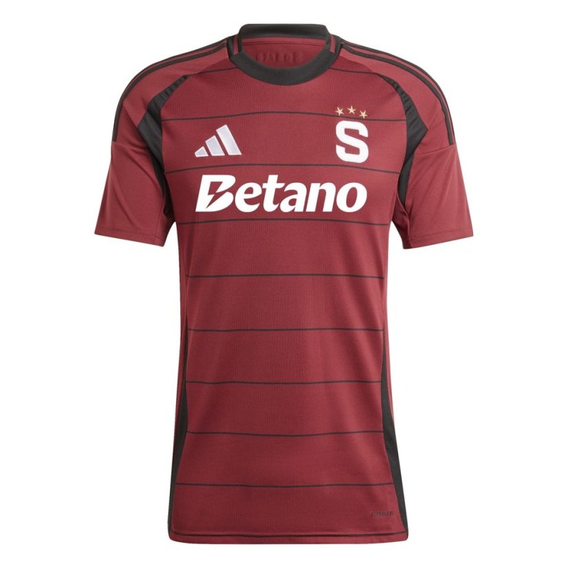 adidas AC Sparta Prague Home Shirt 2024 2025 Adults Maroon