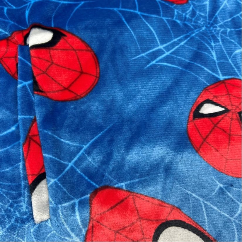 Disney Unisex Kids' Spidey Hood Fluffy Dressing Gown Disney
